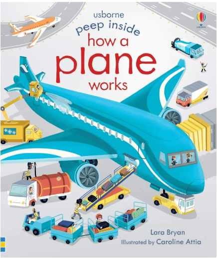 Peep Inside How a Plane Works | (Usborne, тверд)