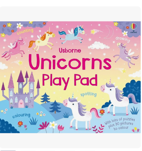 Unicorns Play Pad | (Usborne, мягк)