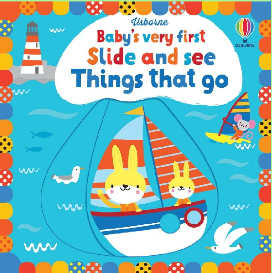 Baby's Very First Slide and See Things that go | ( Usborne, тверд)