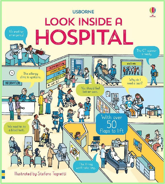 Look inside a Hospital | (Usborne, тверд.)