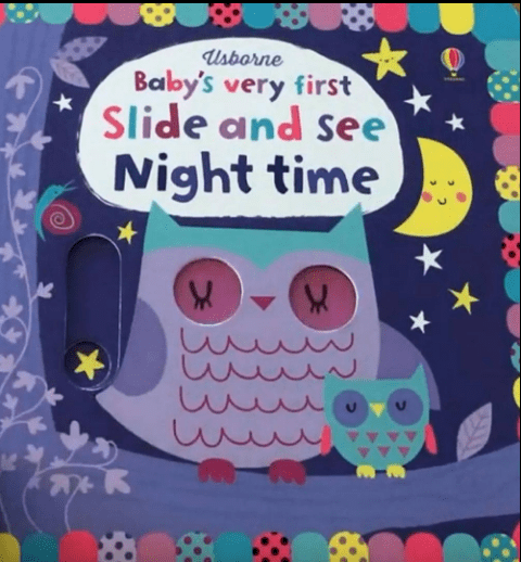 Baby's Very First Slide and See Night time | ( Usborne, тверд)