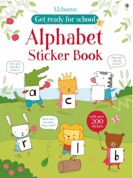 Alphabet Sticker Book | (Usborn, мягк)