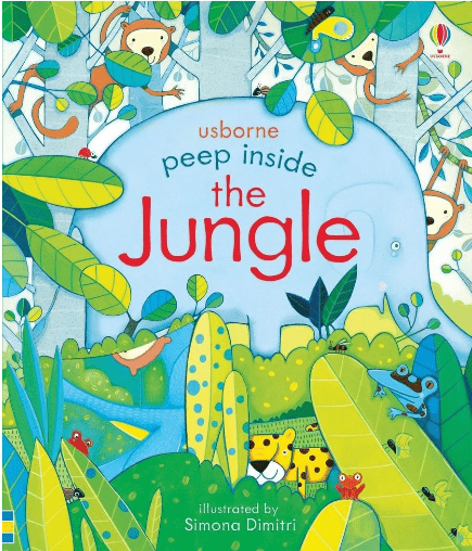 Peep inside the Jungle | (Usborne, тверд)